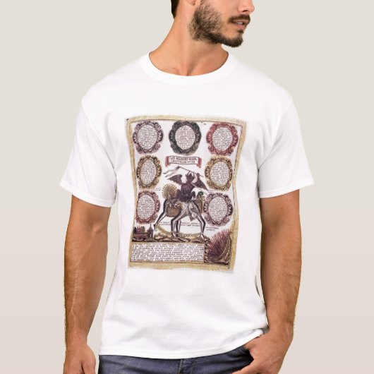 De zeven dagzonnen (graven) t-shirt (Voorkant)