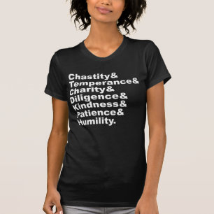 De Zeven Deugden Zoals Gepopulariseerd Door De Bij T-shirt
