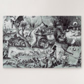 De Zeven Dodelijke Zinnen, Pieter Bruegel Legpuzzel (Horizontaal)