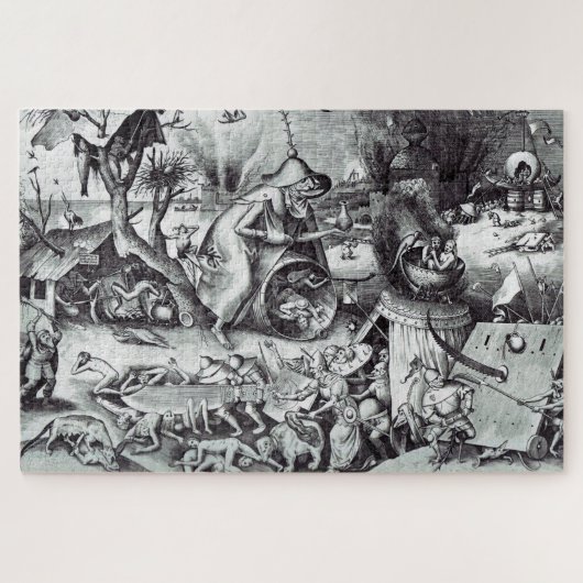 De Zeven Dodelijke Zinnen, Pieter Bruegel Legpuzzel (Horizontaal)