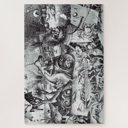 De Zeven Dodelijke Zinnen, Pieter Bruegel Legpuzzel (Verticaal)