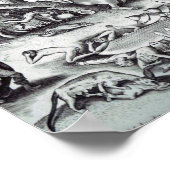 De Zeven Dodelijke Zinnen, Pieter Bruegel Poster (Hoek)