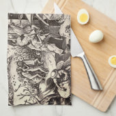 De Zeven Dodelijke Zins - Greed Theedoek (Quarter Fold)