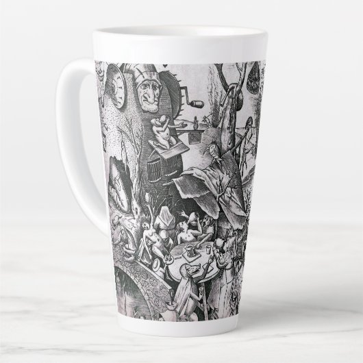 De zeven doden zonden - Gluttony Latte Mok (Linkerhoek)