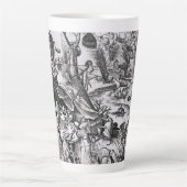 De zeven doden zonden - Gluttony Latte Mok (Voorkant)