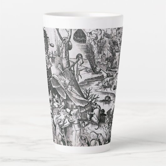 De zeven doden zonden - Gluttony Latte Mok (Voorkant)