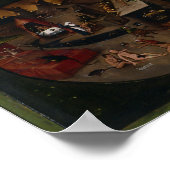 De zeven doodzonnen van Hieronymus Bosch Poster (Hoek)