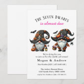 De zeven dwergen Halloween Kaart (Voorkant / Achterkant)