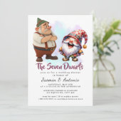 De zeven dwergen kaart (Staand voorkant)