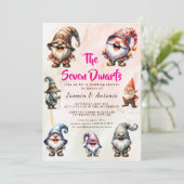 De Zeven Dwergen Kaart (Staand voorkant)