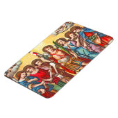 de zeven engelen (CP 001); Chromolithograaf) Magneet (Linkerzijde)