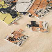 De zeven goden goed geluk in de schatkist legpuzzel (Zijkant)