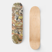 De zeven goden goed geluk in de schatkist persoonlijk skateboard (Voorkant)