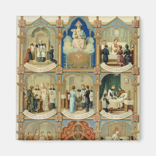De zeven heiligdommen magneet (Voorkant)