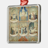 De zeven heiligdommen metalen ornament (Links)