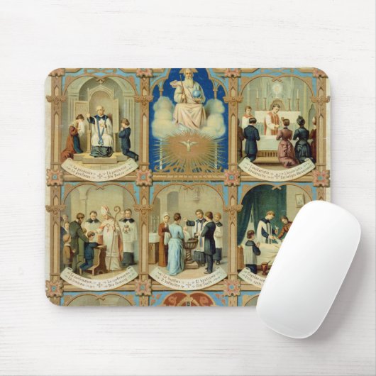 De zeven heiligdommen muismat (Met muis)