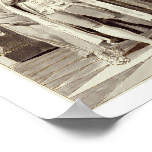 De zeven heiligen: Confession, 1779 (pen, bruin Poster (Hoek)