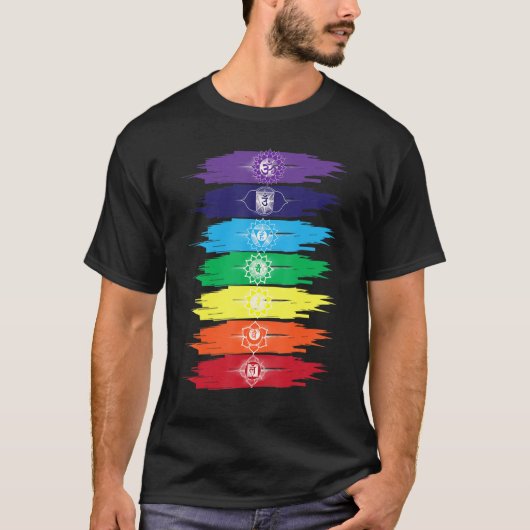 De zeven ketenen van het lichaam t-shirt (Voorkant)