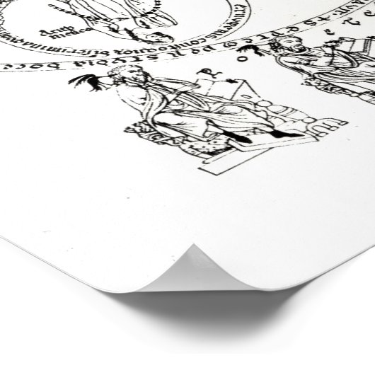 De zeven liberale kunsten poster (Hoek)