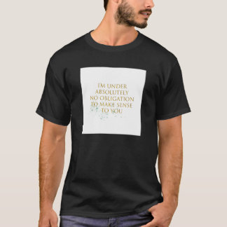 De zeven mannen van Evelyn Hugo Make Sense T-shirt