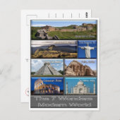 De zeven moderne Wonderwereld - Briefkaart (Voorkant / Achterkant)