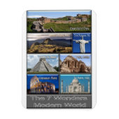 De zeven moderne Wonderwereld - Magneet (Verticaal)