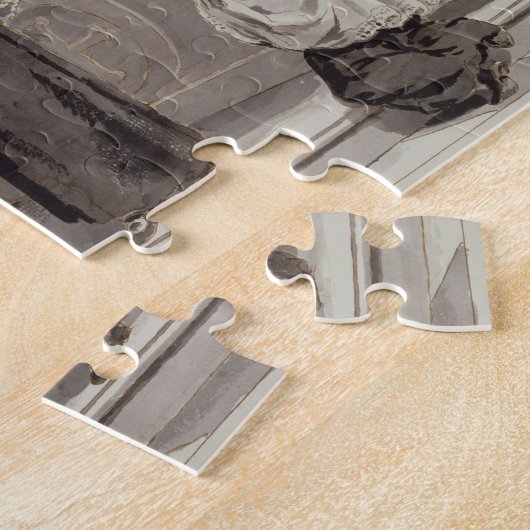 De zeven opmerkingen: Communion, 1779 (pen, bruin) Legpuzzel (Zijkant)