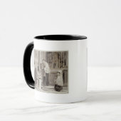 De zeven opmerkingen: Communion, 1779 (pen, bruin) Mok (Voorkant links)