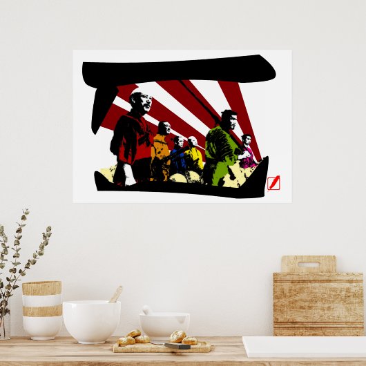 De zeven poster (Keuken)