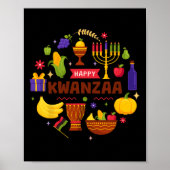 De zeven principes van Kwanzaa Kinara M Poster (Voorkant)