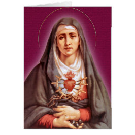 De Zeven Sorrows Devod de Maagd Mary zonder geld