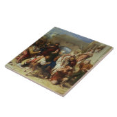 De zeven tijdperken van Man, 1835-8 (olie) Tegeltje (Zijkant)