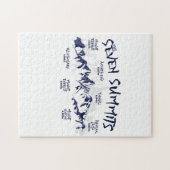 De zeven toppen van de bergbeklimming legpuzzel (Horizontaal)