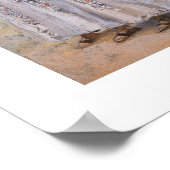 De zeven trompetten van Jericho door James Tissot Poster (Hoek)