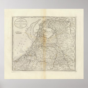 De zeven Verenigde provincies van Nederland Poster
