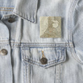De zeven Verenigde provincies Vierkante Button 5,1 Cm (In situ)
