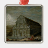 De zeven wereldwonderen metalen ornament (Voorkant)