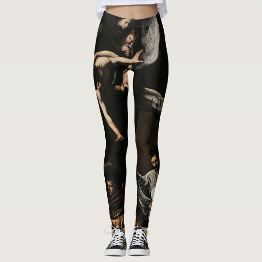 De zeven werken van genade (Caravaggio) Leggings (Voorkant)