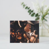 De zeven werken van Mercy door Caravaggio Briefkaart (Staand voorkant)