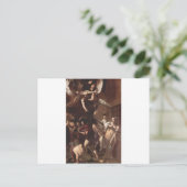 De zeven werken van Mercy door Caravaggio Briefkaart (Staand voorkant)