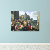 De zeven wetten van Mercy Canvas Afdruk (Insitu (Houten vloer))