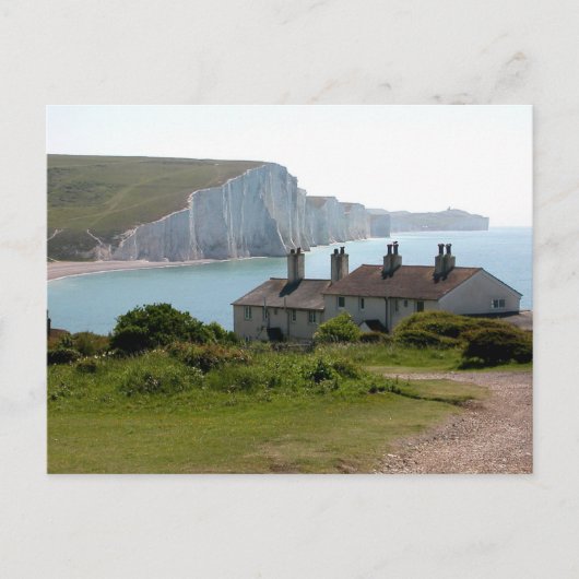 De zeven zussen, Cuckmere Haven, Sussex Briefkaart (Voorkant)