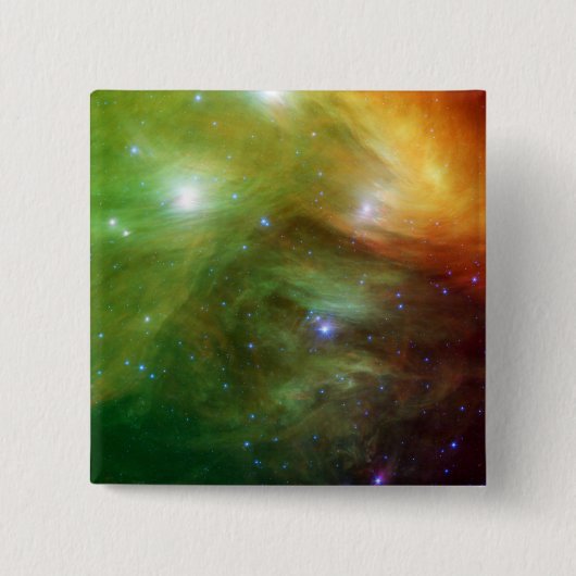 De zeven zussen, ook bekend als de feiades vierkante button 5,1 cm (Voorkant)