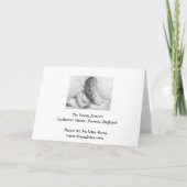 De zeven Zusters, Cuckmere Toevluchtsoord, Sussex Kaart (Achterkant)