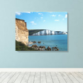 De zeven zusters die het schilderwerk van het Sist Canvas Afdruk (Insitu (Houten vloer))