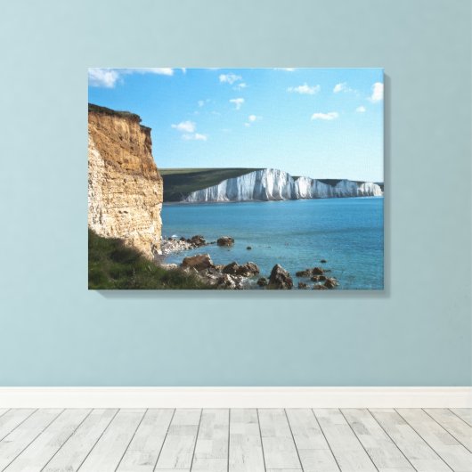 De zeven zusters die het schilderwerk van het Sist Canvas Afdruk (Insitu (Houten vloer))