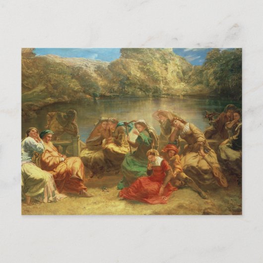 De zevende dag van het decameron briefkaart (Voorkant)