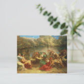 De zevende dag van het decameron briefkaart (Staand voorkant)