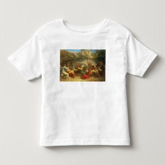 De zevende dag van het decameron kinder shirts (Voorkant)