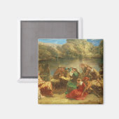 De zevende dag van het decameron magneet (Voorkant / Achterkant)